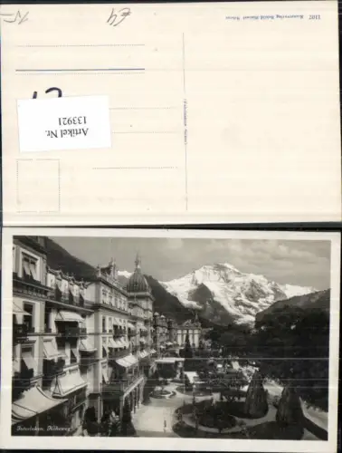 133921,Interlaken Höheweg Kt Bern