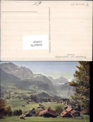 133924,Wengeralp Jungfraubahn Wengen Kt Bern