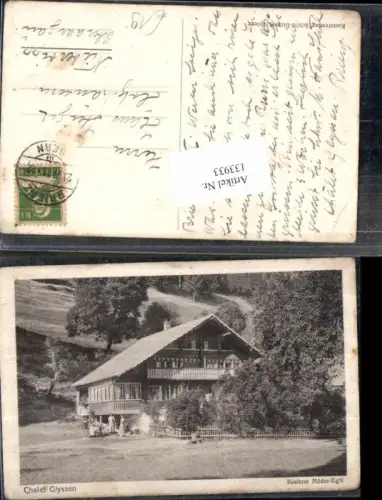 133933,Chalet Glyssen Brienz Haslital Schwanden Kt Bern