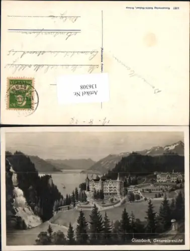 136308,Giessbach bei Brienz Hotels Kt Bern