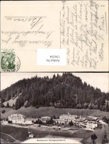 136334,Sanatorium Heiligenschwendi bei Thun Kt Bern