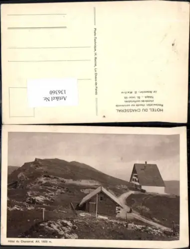 136360,Hotel du Chasseral St Imier Kt Bern