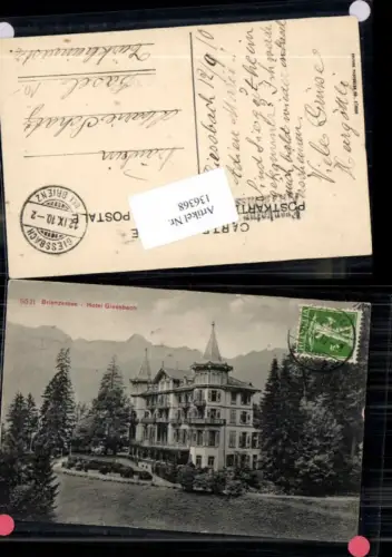 136368,Brienz Brienzersee Hotel Giessbach Detailansicht 910 Kt Bern