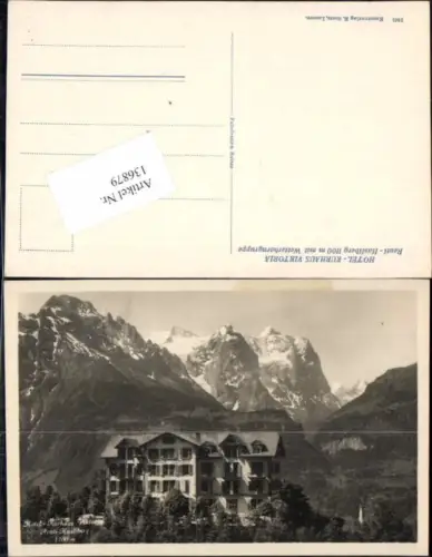 136879,Hotel Kurhaus Viktoria Reuti Hasliberg Interlaken Oberhasli Kt Bern