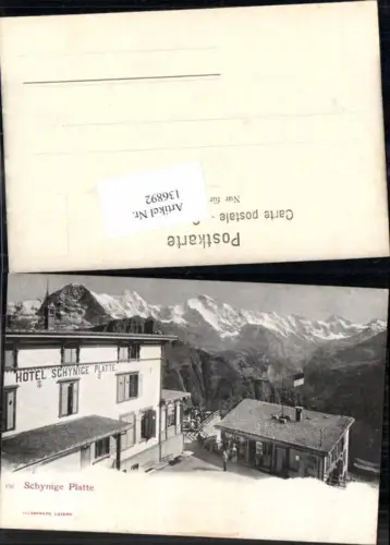136892,Schynige Platte Hotel Gündlischwand Kt Bern