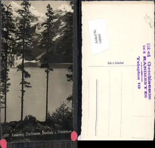 148965,Kandersteg Oeschinensee Blümlisalp Kt Bern