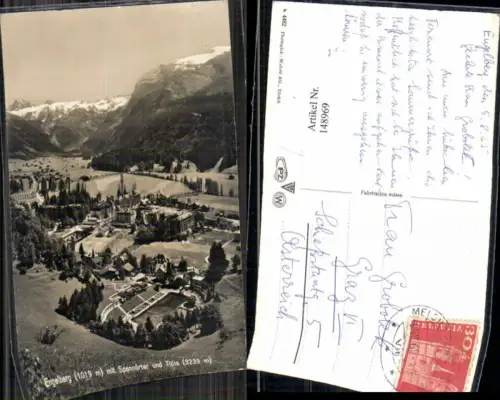 148969,Engelberg m. Spannörter Titlis Kt Bern