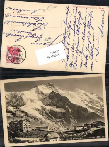 148973,Kleine Scheidegg und Jungfrau bei Brünig Wengen Kt Bern
