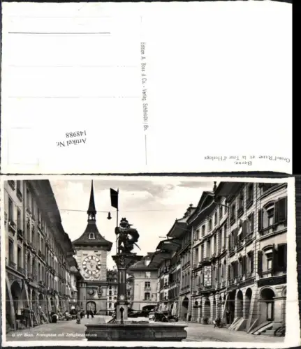 148988,Bern Kramgasse Zeitglockenturm