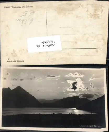148995,Thunersee Thun am See Niesen