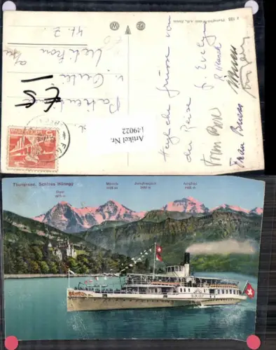 149022,Thunersee Thun am See Dampfer Blümlisalp