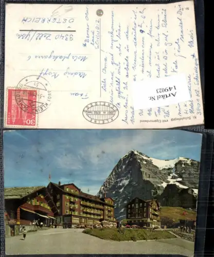 149023,Kleine Scheidegg Jungfrau Eigernnordwand Kt Bern