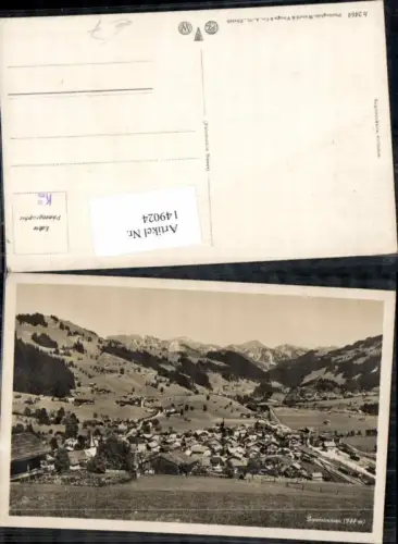 149024,Zweisimmen Tolle Karte Kt Bern