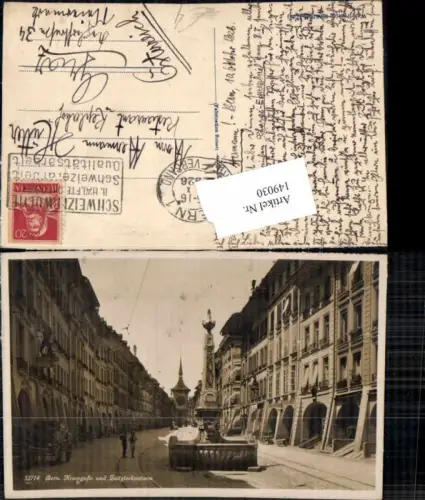 149030,Bern Kramgasse Zeitglockenturm
