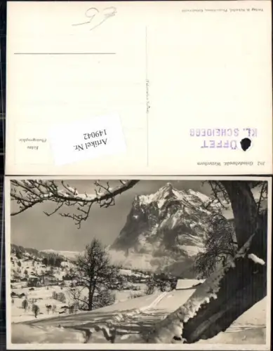 149042,Grindelwald Wetterhorn 1930 Kt Bern