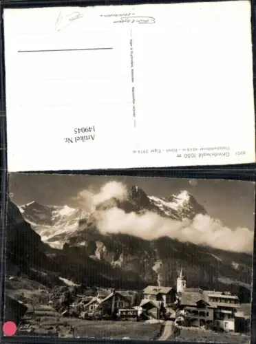 149045,Grindelwald Hörnli Eiger Kt Bern