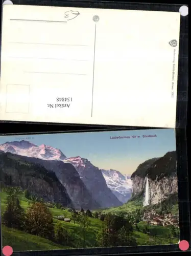 154848,Lauterbrunnen Staubbach Wasserfall Kt Bern
