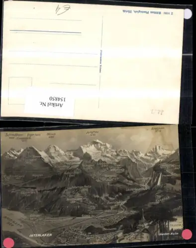 154850,Interlaken Lagekarte Kt Bern