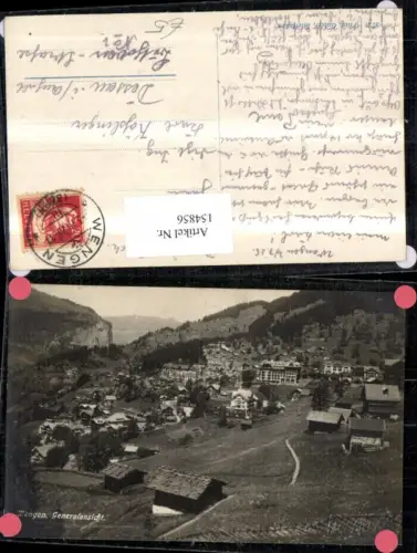 154856,Wengen Generalansicht 1926 Kt Bern