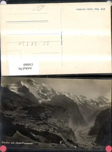 154860,Wengen u. Lauterbrunnental Kt Bern