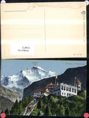 154873,Interlaken Heimwehfluh m. Jungfrau Bergbahn 1910 Kt Bern
