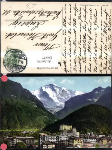154877,Interlaken u. d. Jungfrau 1910 Kt Bern