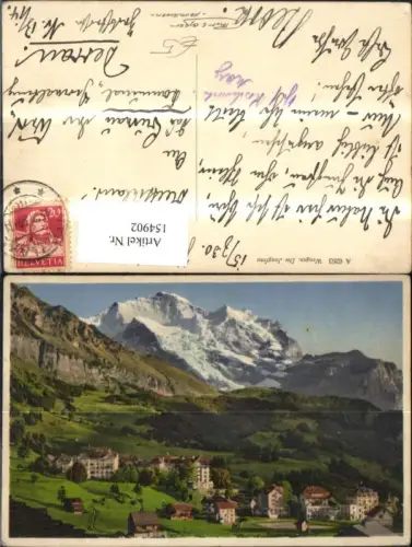154902,Wengen u. d. Jungfrau 1930 Kt Bern