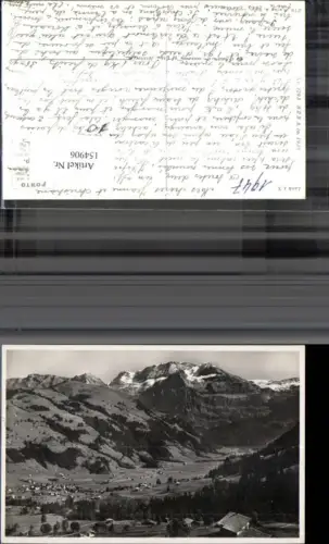 154906,Lenk i. Simmental 1947 Totale Kt Bern