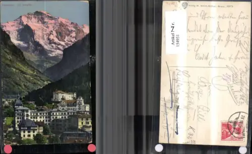 154931,Interlaken u. Jungfrau 1912 Kt Bern