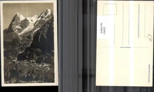 154932,Mürren Eiger u. Mönch Kt Bern