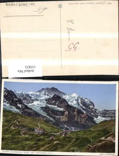 155832,Kleine Scheidegg u. d. Jungfrau Grindelwald Lauterbrunnen Bahnstation Hotel Kt Bern