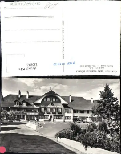 155845,Gasthof z. Weissen Rössli Zäziwil i. Emmental Fam. Künzi Kt Bern