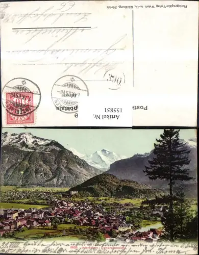 155851,Interlaken Generalansicht 1905 Kt Bern