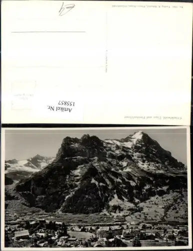 155857,Grindelwald Eiger u. Fiescherhörner Kt Bern