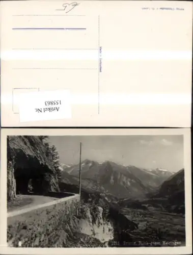 155863,Brünig Blick geg. Meiringen Kt Bern