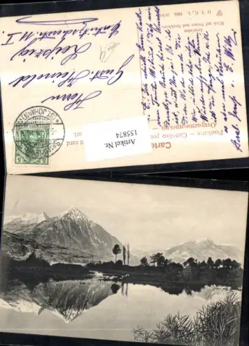 155874,Interlaken Blick a. Niesen u. Stockhorn 1910 Kt Bern