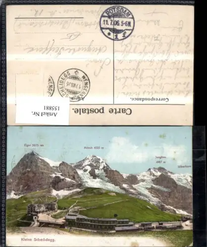 155881,Kleine Scheidegg Grindelwald Lauterbrunnen Bahnstation Hotel 1906 Kt Bern