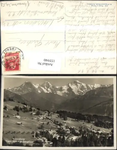155940,Beatenberg Eiger Mönch u. Jungfrau 1931 Kt Bern