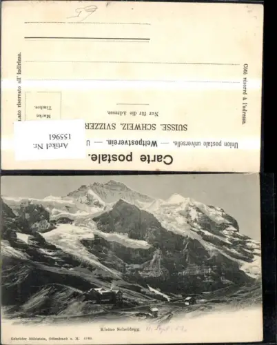 155961,Kleine Scheidegg Wetterhorn Jungfrau Grindelwald Lauterbrunnen Bahnstation Hotel Kt Bern