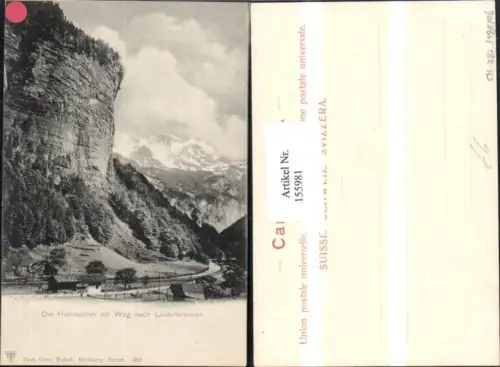 155981,Hunnenfluh a. Weg n. Lauterbrunnen Kt Bern