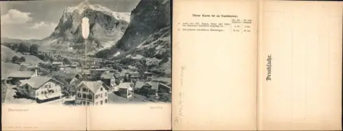 189706,Grindelwald Das Dorf Teilansicht