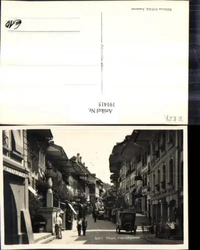 191415,Thun Hauptgasse Straßenansicht Kt Bern