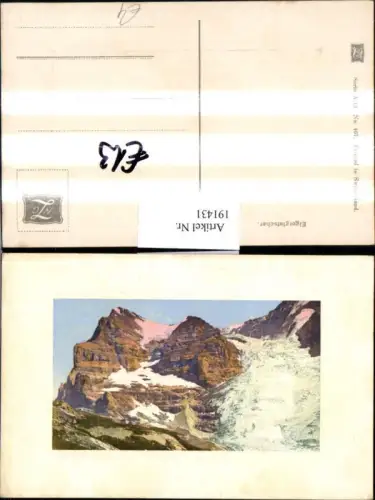 191431,Präge AK Eigergletscher Berner Alpen Kt Bern