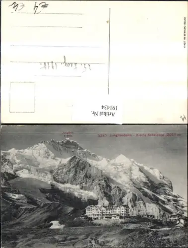 191434,Jungfraubahn Kleine Scheidegg m. Jungfrau Kt Bern
