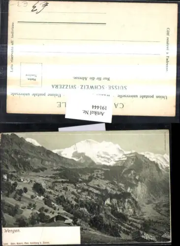 191444,Wengen b. Lauterbrunnen Kt Bern