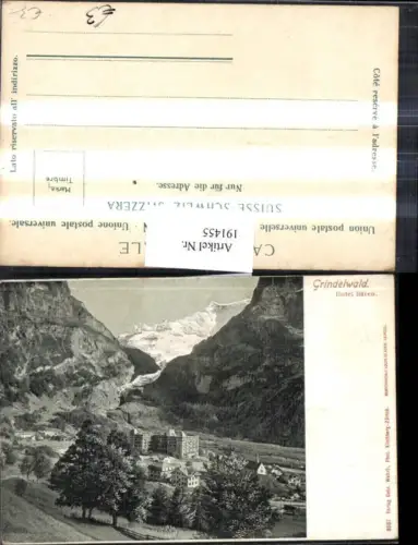 191455,Grindelwald Totale Hotel Bären Kt Bern