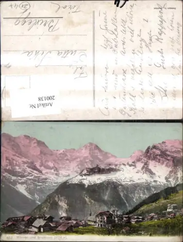 200138,Mürren u. Breithorn Kt Bern
