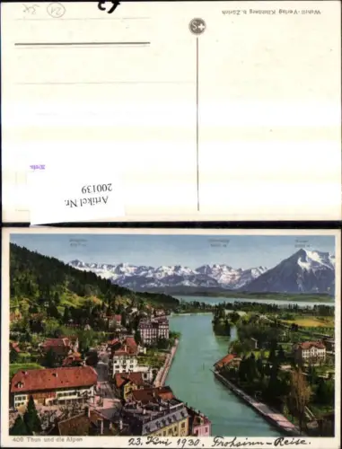 200139,Thun u. d. Alpen Kt Bern