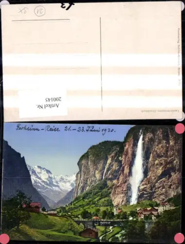 200145,Lauterbrunnen Staubbach Kt Bern