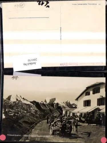 200150,Niesen Kulm Hotel Restaurant Niesenbahn Kt Bern